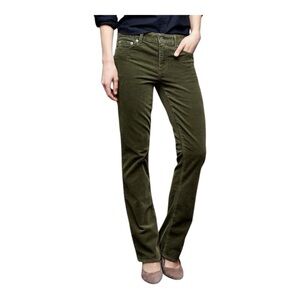 GAP Women's Perfect Boot Cut Cords in Forest Green Size 35 x 33